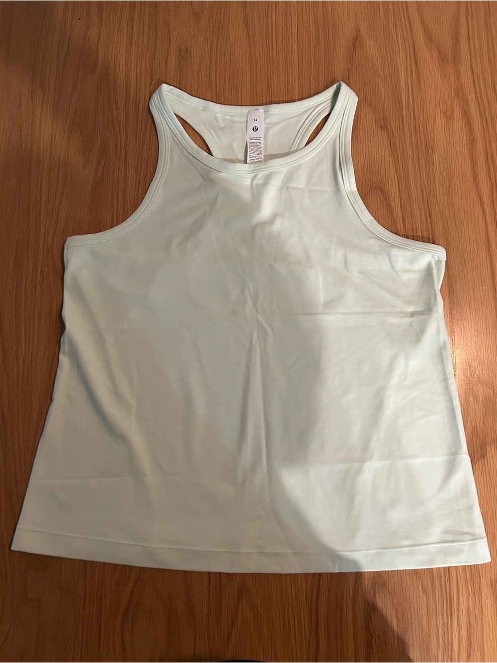 lululemon Align Waist-Length Racerback Tank Top Matcha Magic Size 14 NWOT